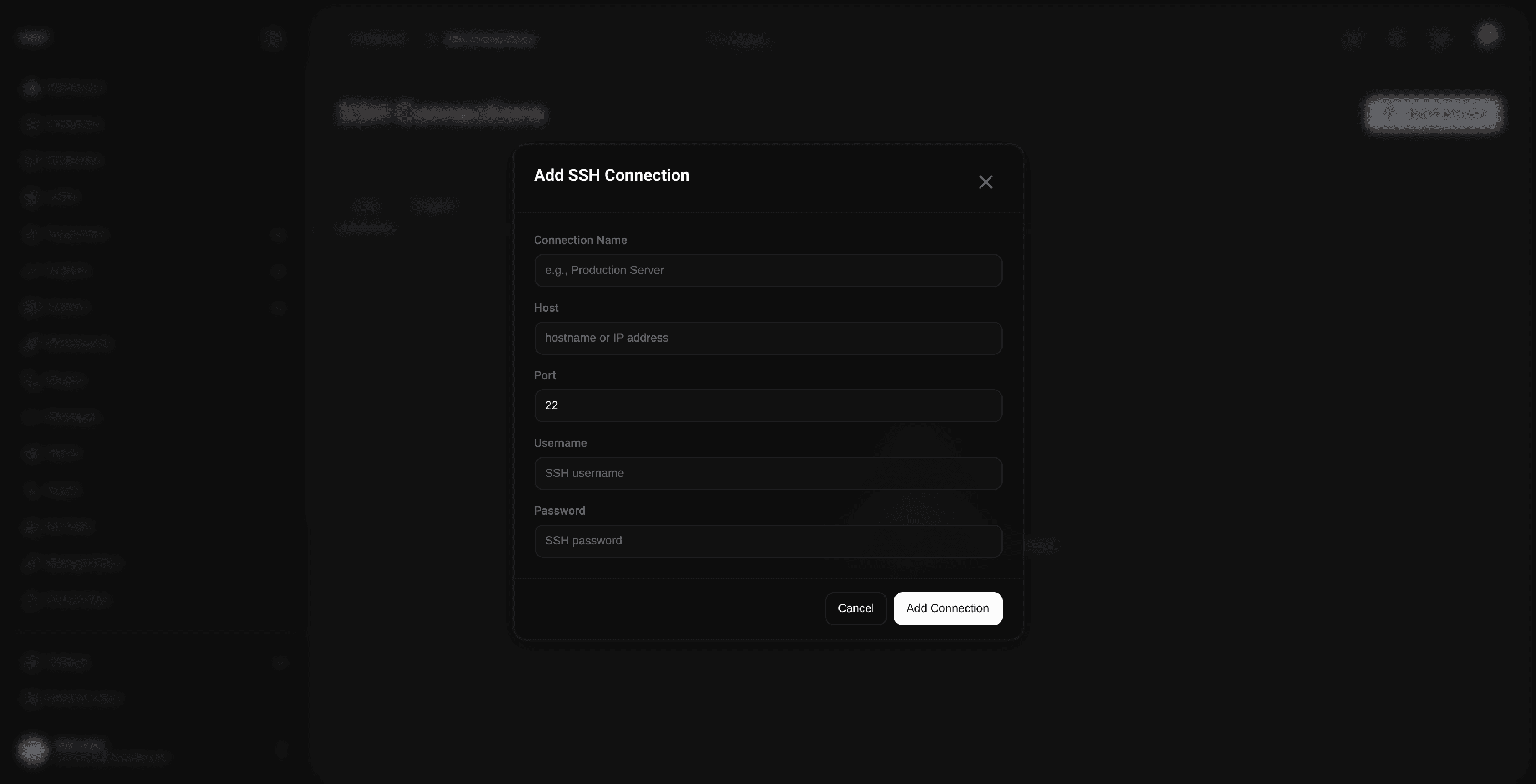 Add Connection