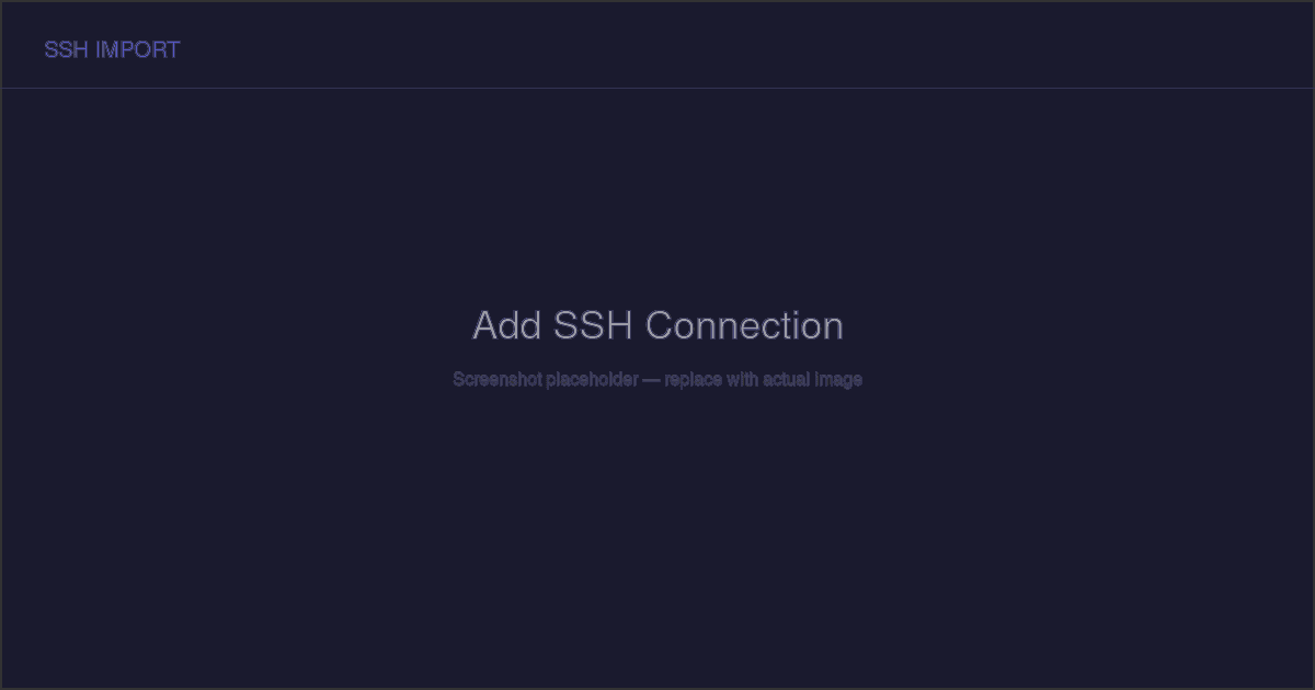 Add Connection