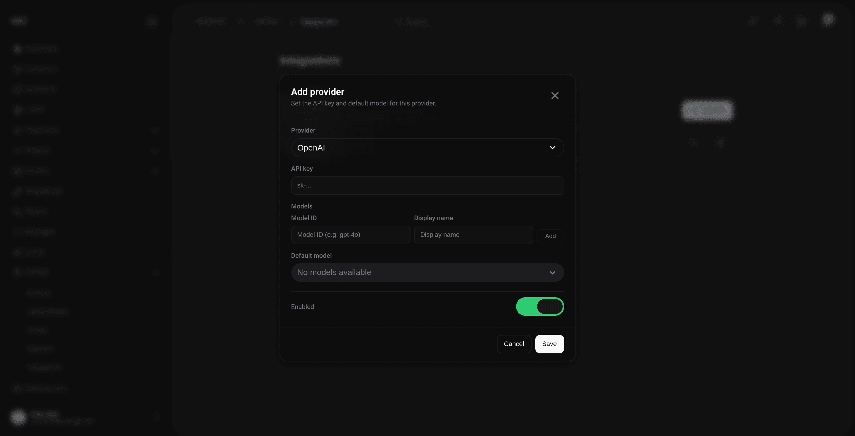Add Provider