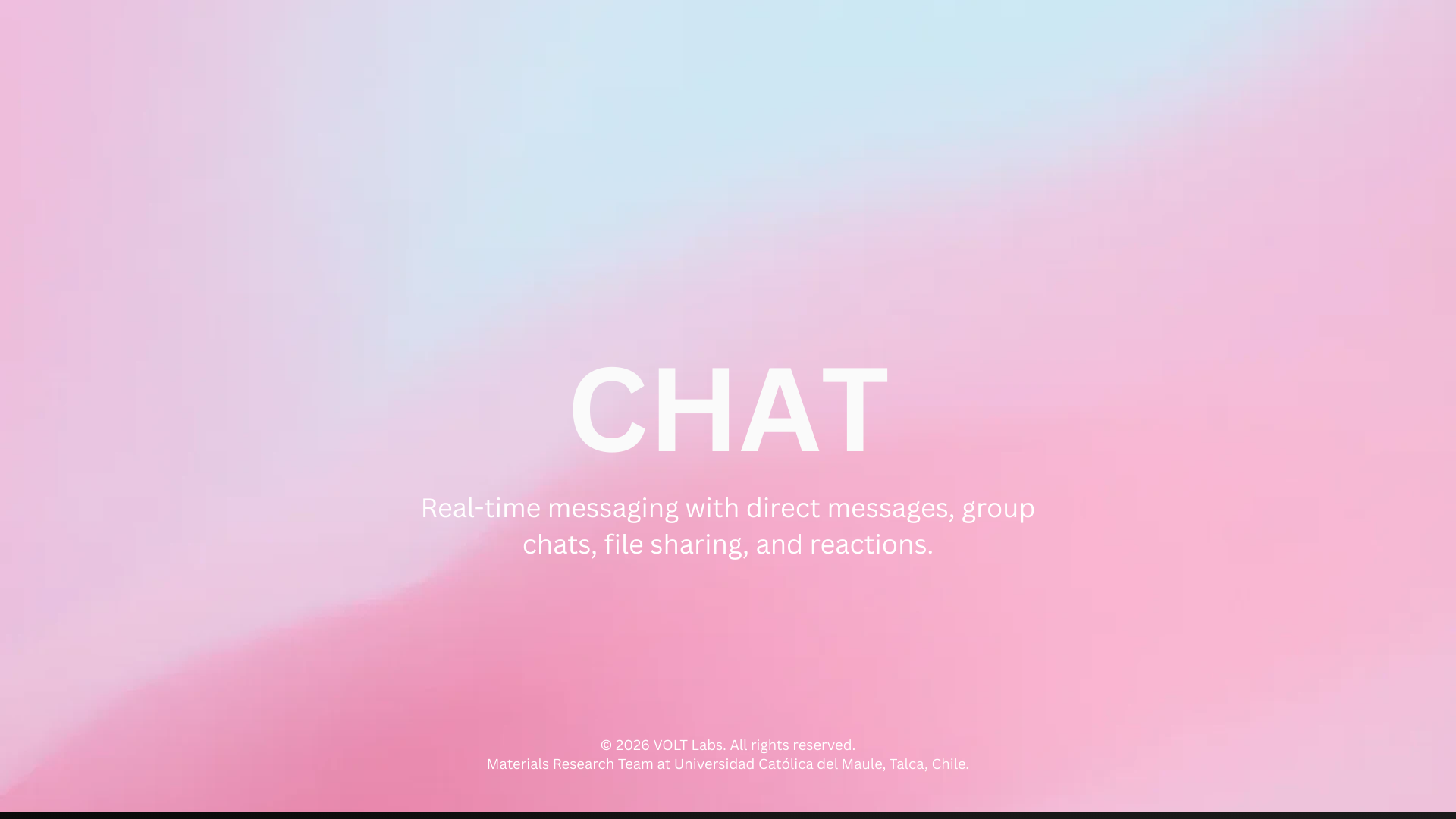 Chat Overview