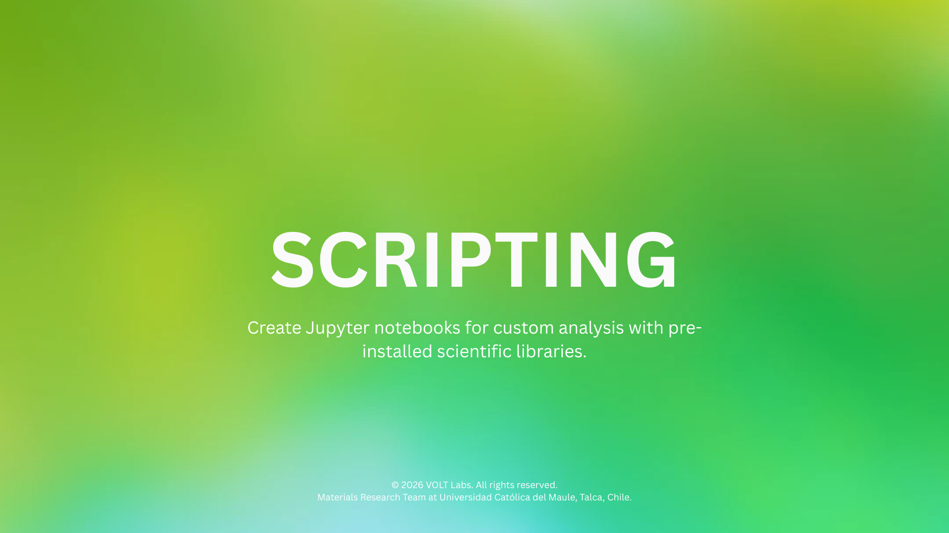 Scripting Overview
