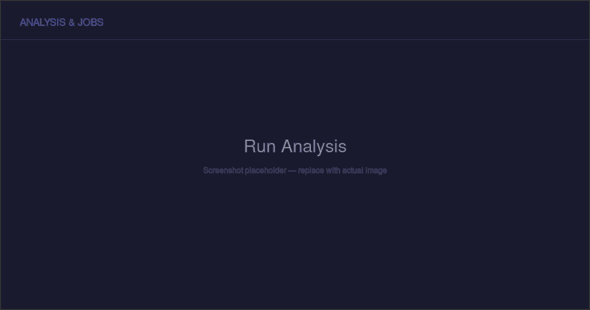 Run Analysis