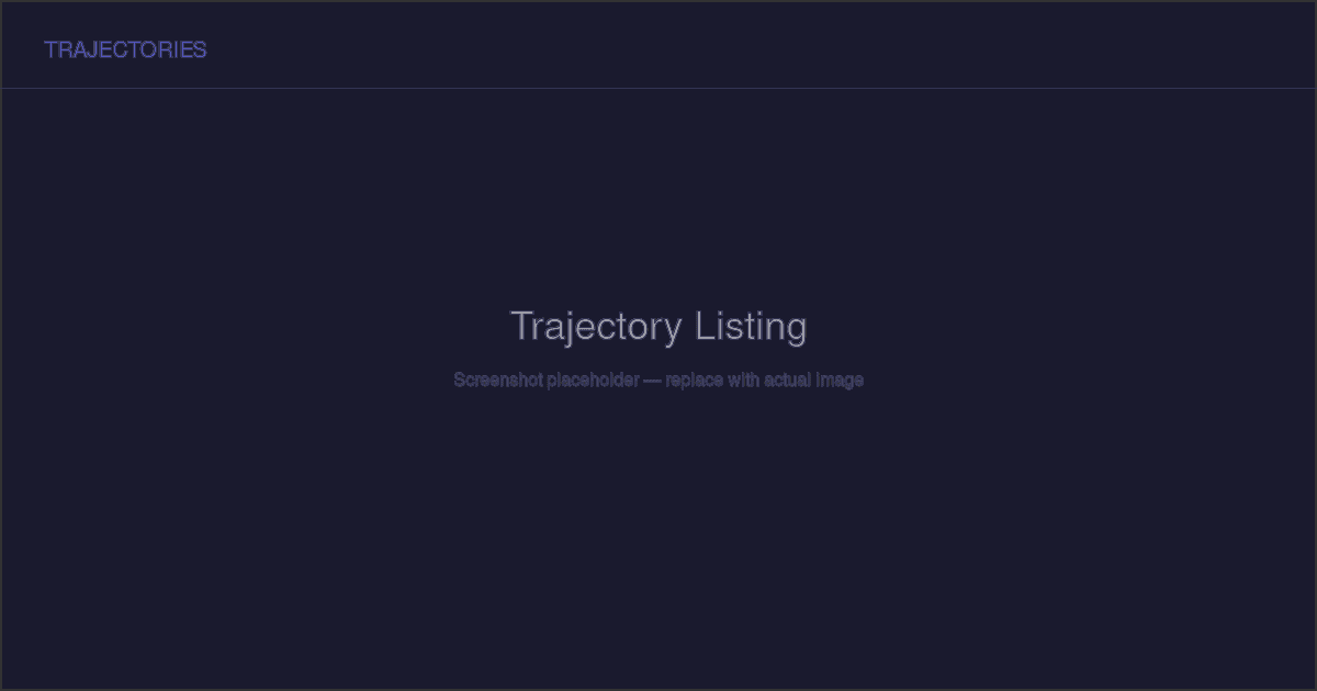 Trajectory Listing