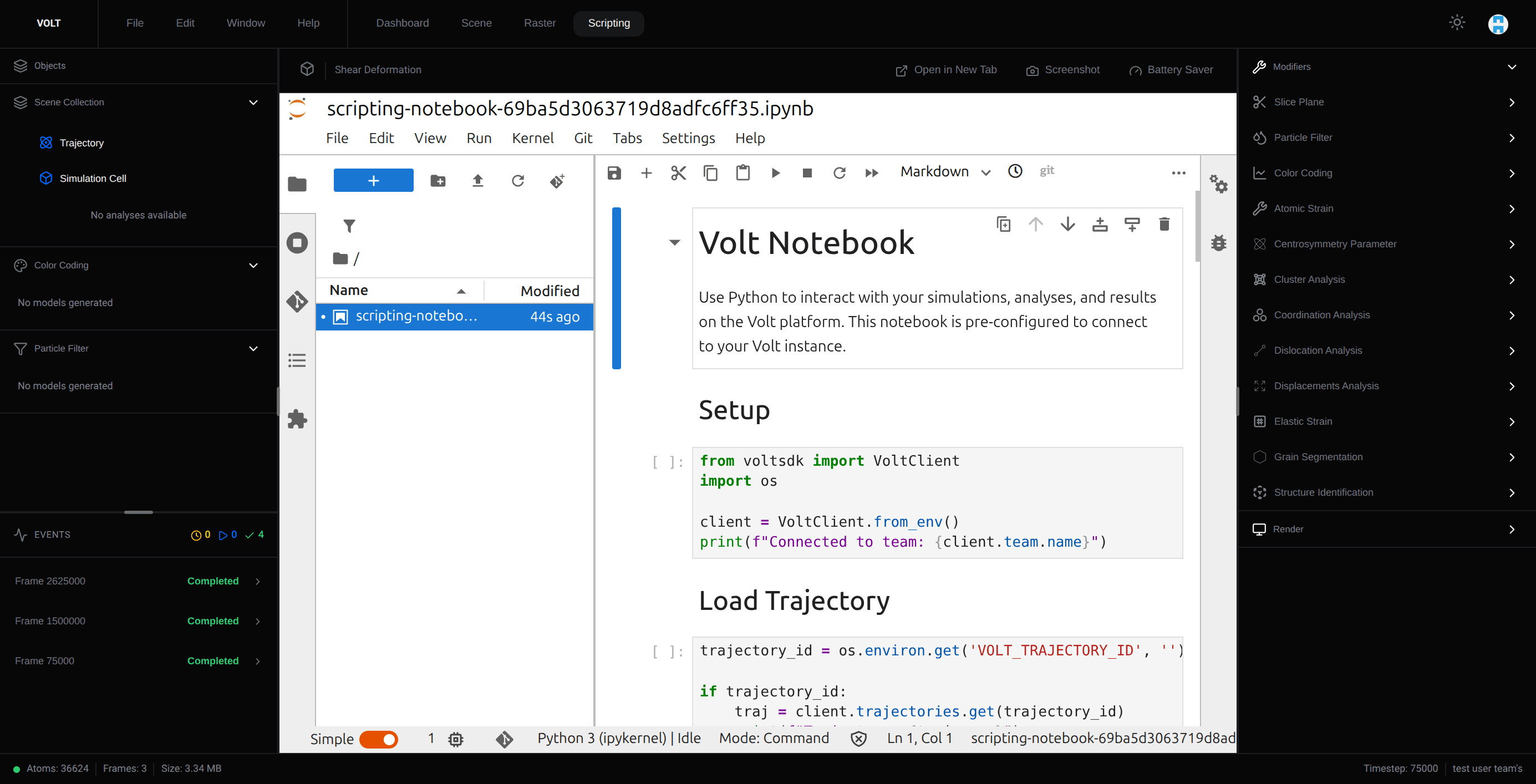 Jupyter Workspace