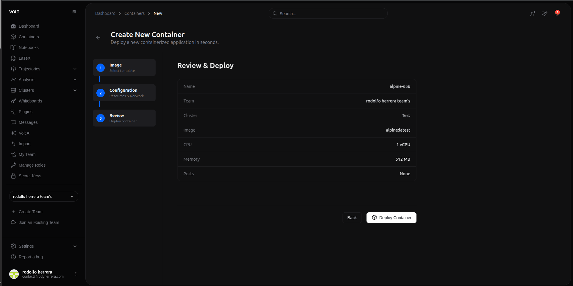 Review Configuration